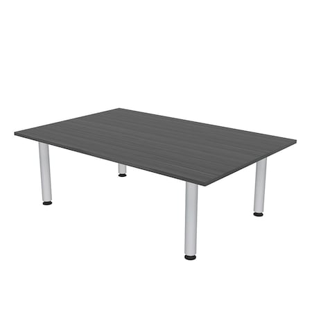 Skutchi Designs 47.25 in W, 71.5 in L, 29 in H, Engineered Wood Top, Grey HAR-REC-48X72-PT-AN